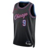 Dres Chicago Bulls Nikola Vucevic Nike 2025-26 City Edition Crno Swingman